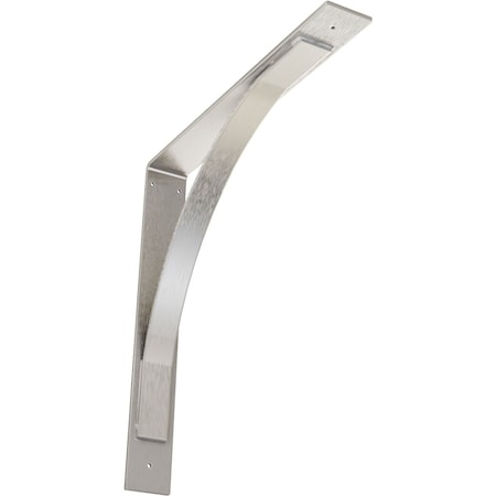Ekena Millwork Morris Steel Bracket, Stainless Steel 3"W x 22"D x 22"H BKTM03X22X22MOSS